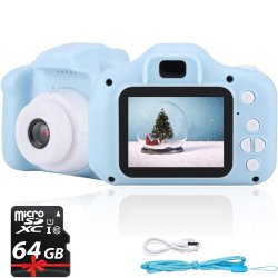 Aparat fotograficzny dla dzieci + Karta 64GB