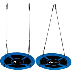 SDH124 Huśtawka bocianie gniazdo 110cm Niebieska