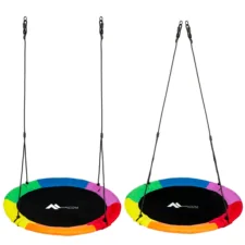 Huśtawka bocianie gniazdo 110cm Kolorowa