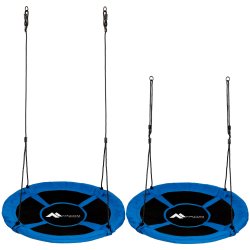 SDH123 Huśtawka bocianie gniazdo 100cm Niebieska