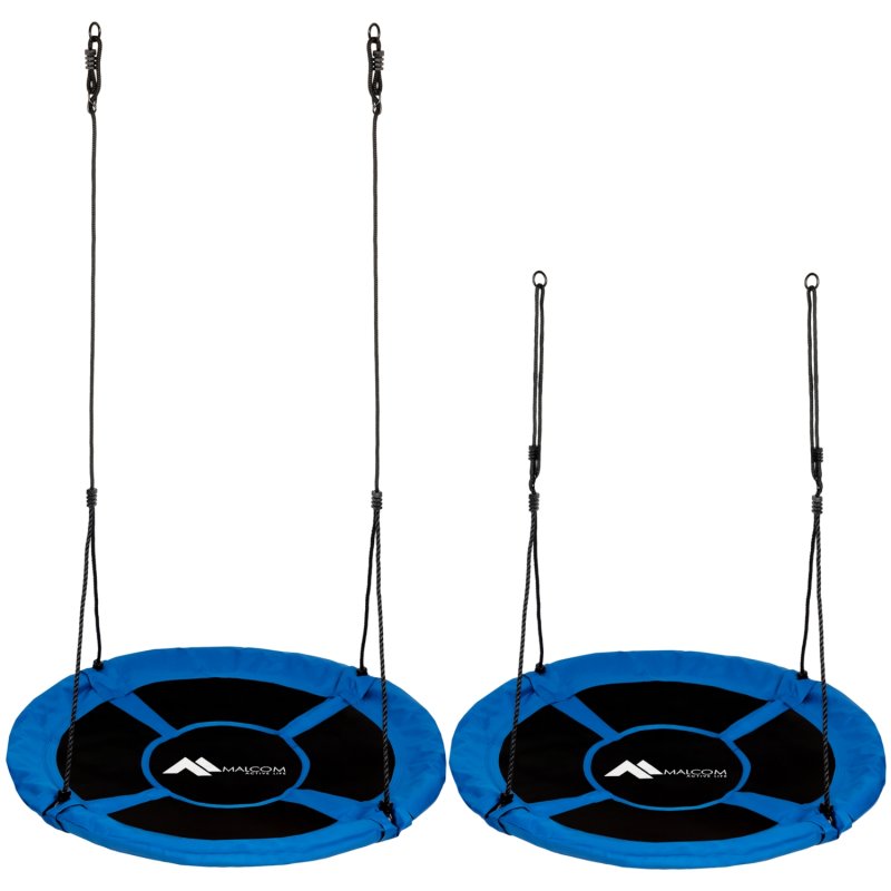 SDH123 Huśtawka bocianie gniazdo 100cm Niebieska