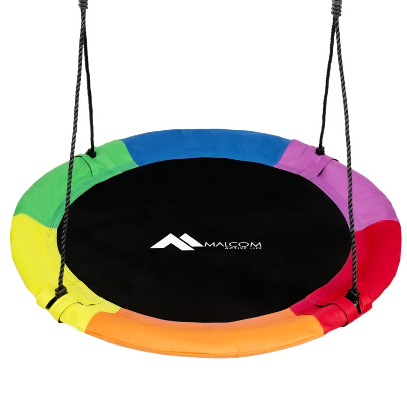 SDH125 Huśtawka bocianie gniazdo 100cm Kolorowa