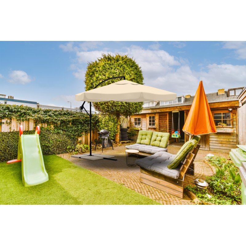 Parasol ogrodowy na wysięgniku 350cm + Pokrowiec