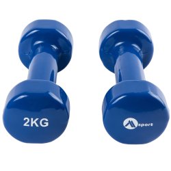 Hantle żeliwne z wykończeniem winylowym 2x2kg