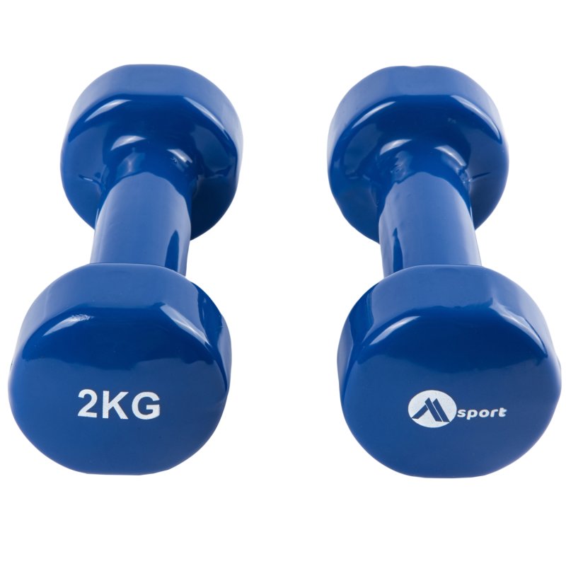 Hantle żeliwne z wykończeniem winylowym 2x2kg