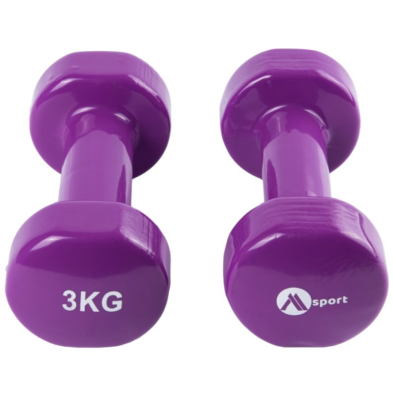 Hantle żeliwne z wykończeniem winylowym 2x3kg