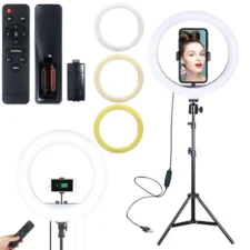 Lampa pierścieniowa do selfie na statywie LED