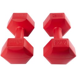 Hantle bitumiczne hexagonalne ciężarki 2x4kg