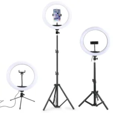 Lampa pierścieniowa do selfie RGB + 2x Statyw