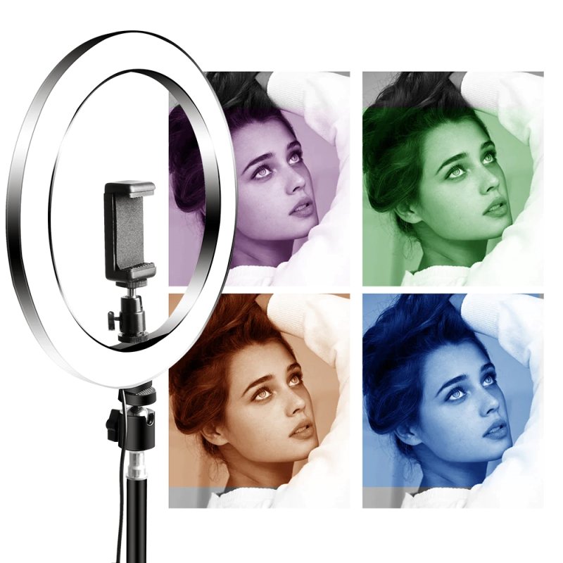 Lampa pierścieniowa do selfie RGB + Statyw