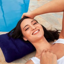 Poduszka welurowa do materaca 53x37cm