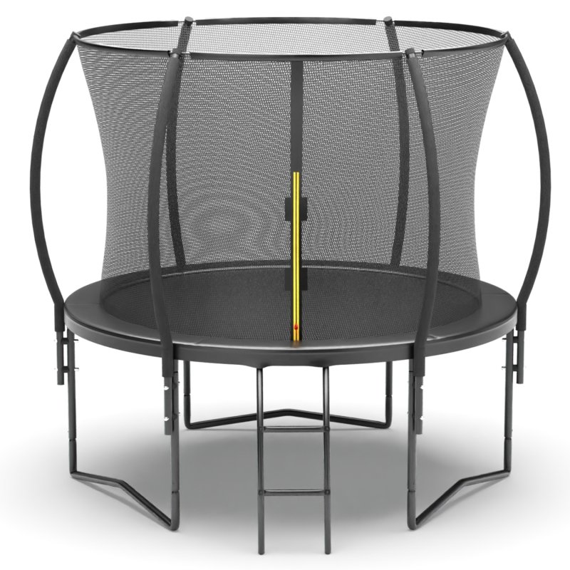 Trampolina ogrodowa BLACK + Drabinka 244cm 8ft
