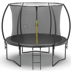 Trampolina ogrodowa BLACK + Drabinka 244cm 8ft