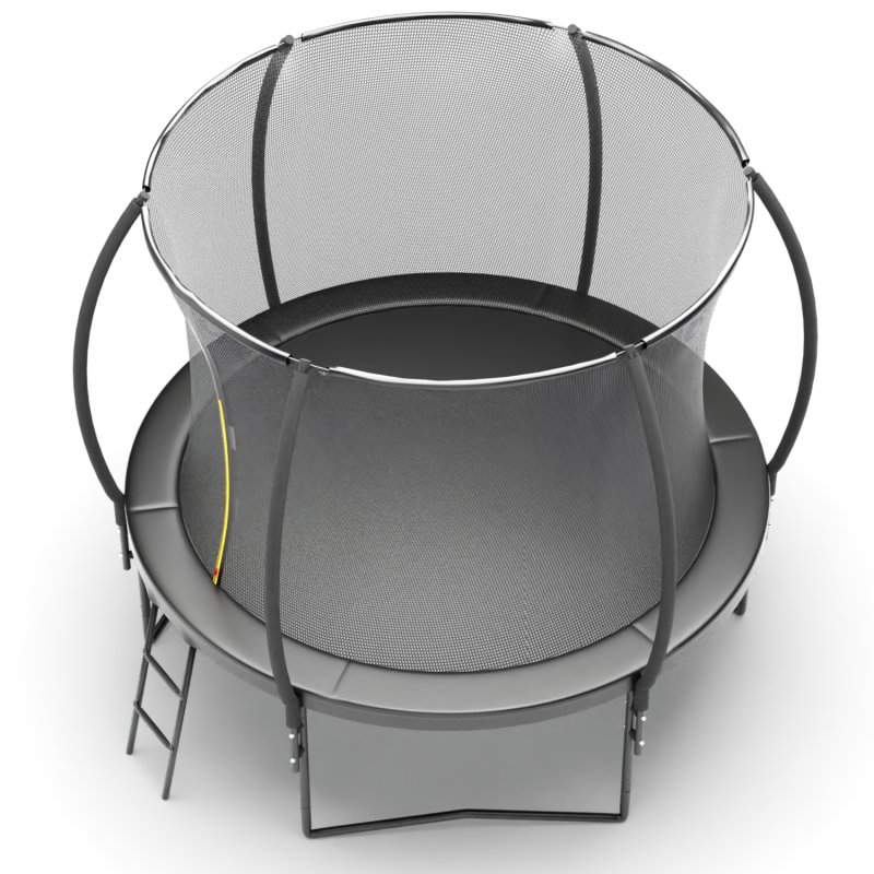 Trampolina ogrodowa BLACK + Drabinka 244cm 8ft