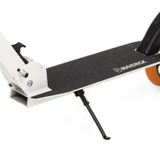 Hulajnoga duża składana z amortyzatorem Biała