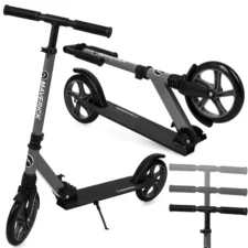 Hulajnoga składana z amortyzatorem Szara