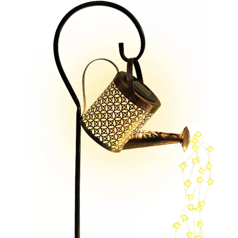 Lampa solarna ogrodowa Konewka +  Drucik