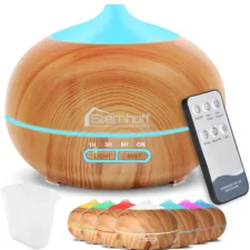 Nawilżacz powietrza z aromaterapią oświetlenie LED + Pilot