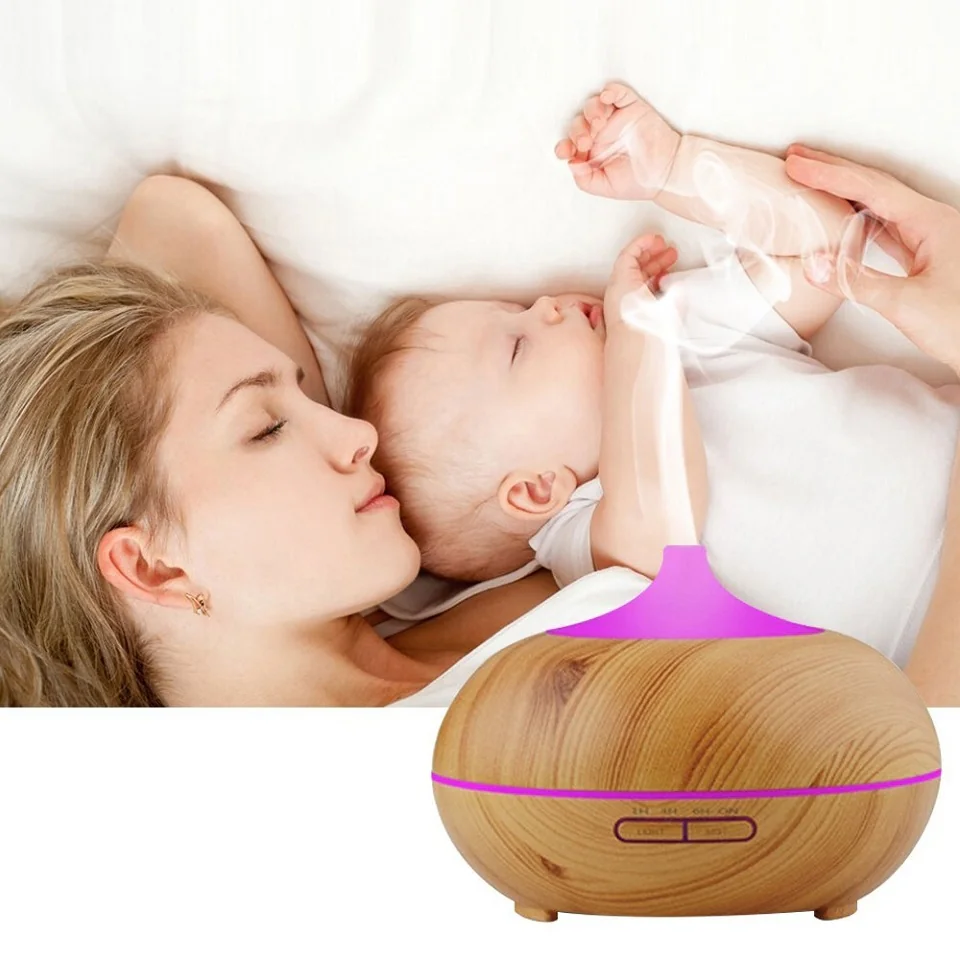 Nawilżacz powietrza z oświetleniem RGB + Pilot