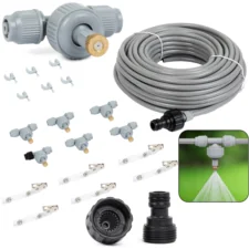 Kurtyna wodna do ogrodu mgiełka zraszacz PRO 10m + 6 dysz