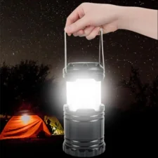 Lampa solarna latarka na biwak Płomień 3w1