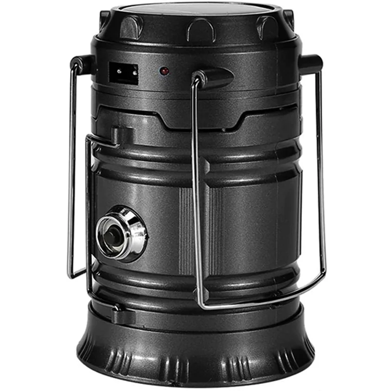 Lampa solarna latarka na biwak Płomień 3w1 Lampa solarna latarka na biwak Płomień 3w1