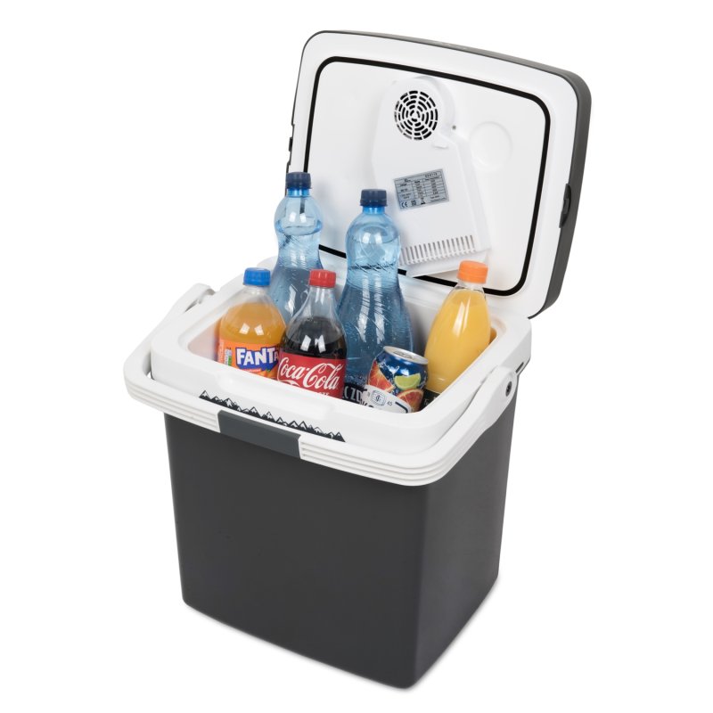 SDH116 Lodówka samochodowa 30L Grafitowa