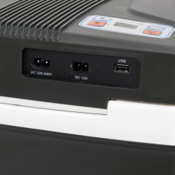 SDH116 Lodówka samochodowa 30L Grafitowa