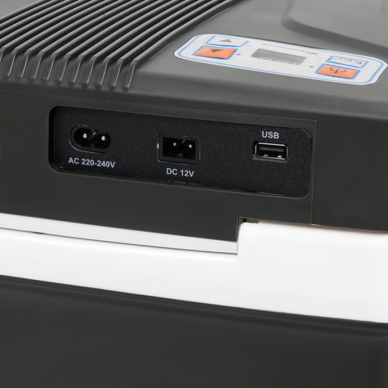 SDH116 Lodówka samochodowa 30L Grafitowa