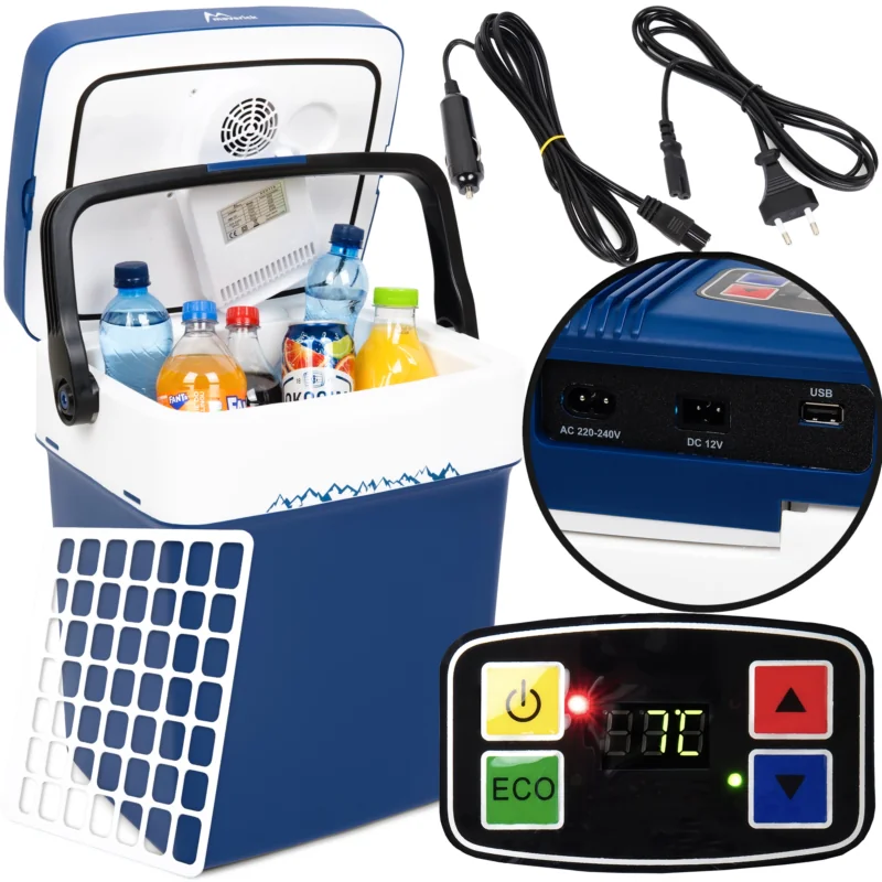 Lodówka turystyczna samochodowa 12/230V Granatowa 32L