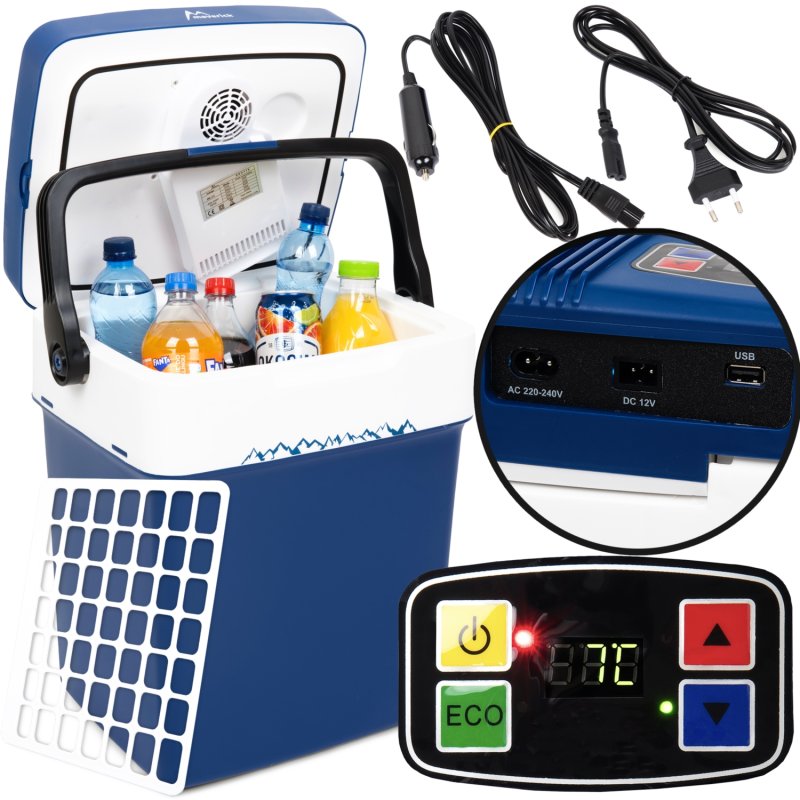 SDH119 Lodówka samochodowa 32L Granatowa