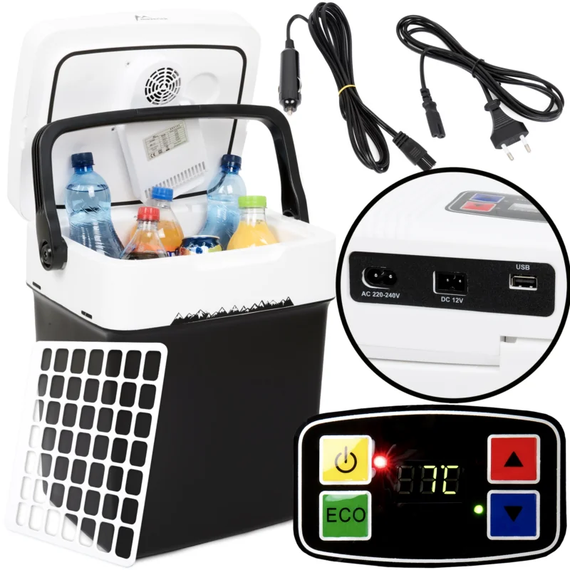 Lodówka turystyczna samochodowa 12/230V Czarna 32L