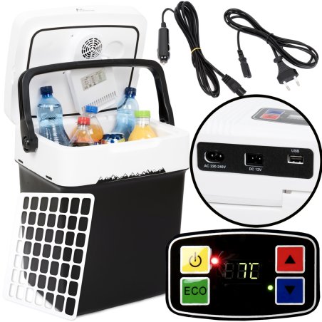 Lodówka samochodowa turystyczna 32L Grafitowa