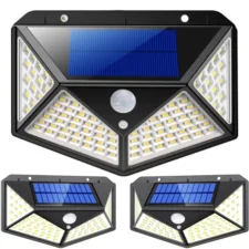 Lampa naścienna solarna z czujnikiem 100LED 100W