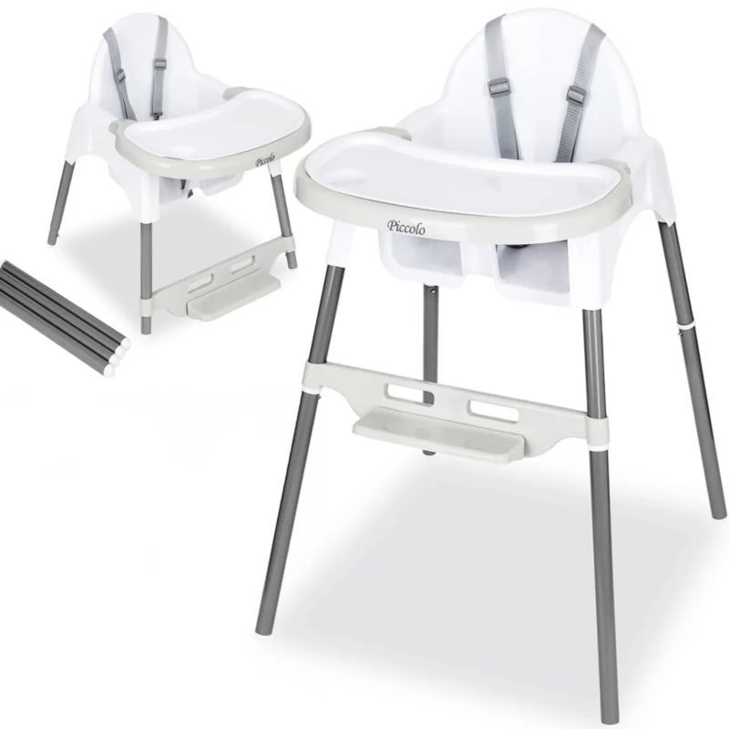 Krzesłko do karmienia Jasny Szary