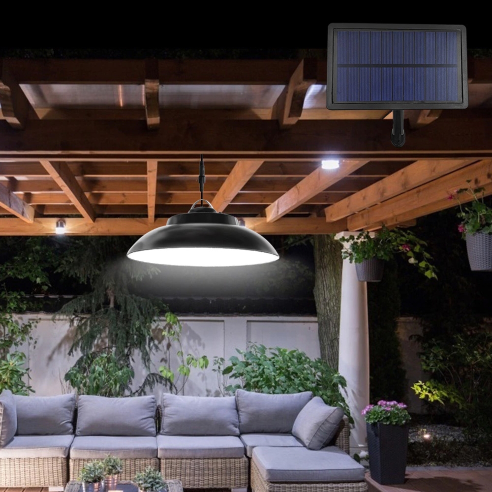Lampa solarna wisząca żyrandol x2 + Pilot
