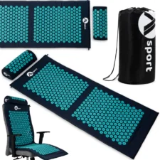 Mata podwójna do akupresury z Poduszką Turkusowa + Worek