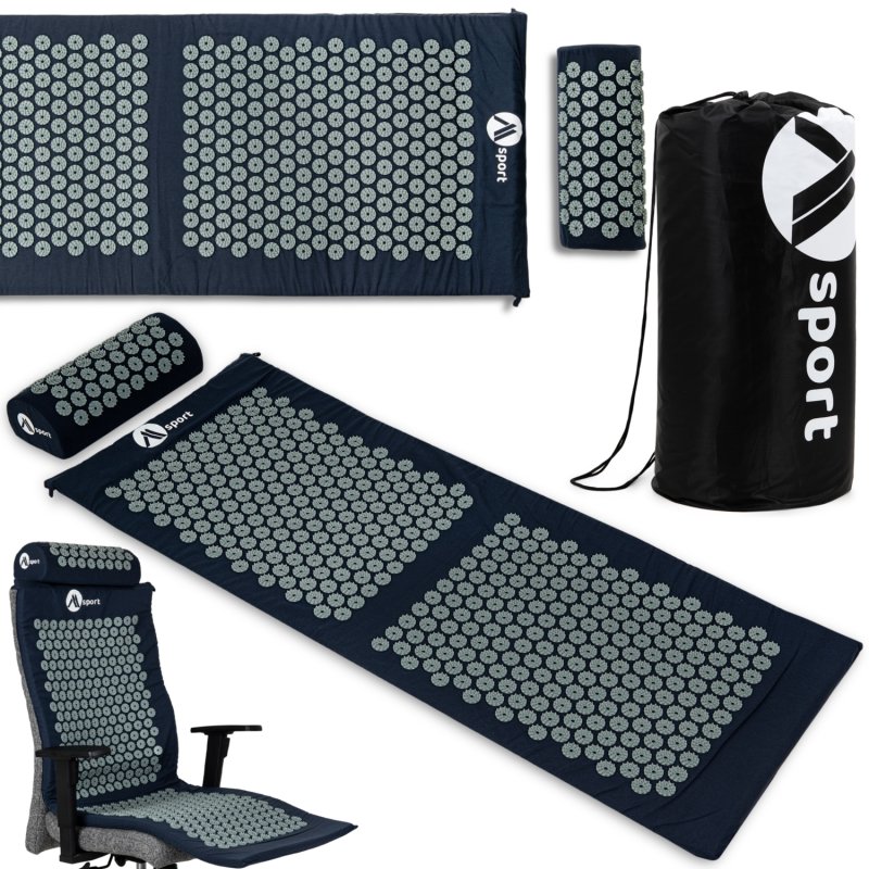 Mata podwójna do akupresury z Poduszką + Worek