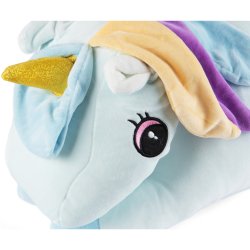 Maskotka przytulak pluszak Jednorożec + Kocyk