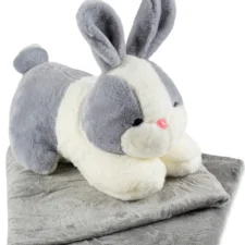 Maskotka pluszak Króliczek + Kocyk