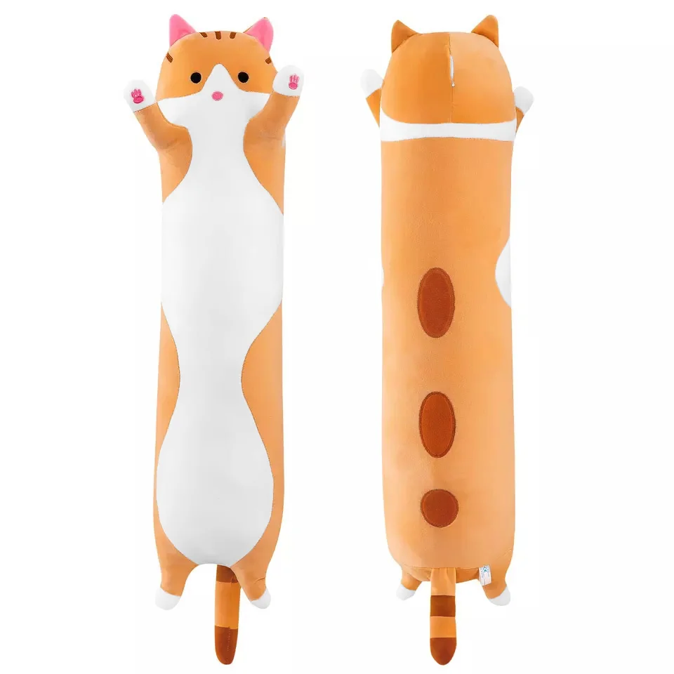 Poduszka maskotka pluszak długi kotek Lucek 50cm Poduszka maskotka pluszak długi kotek Lucek 50cm