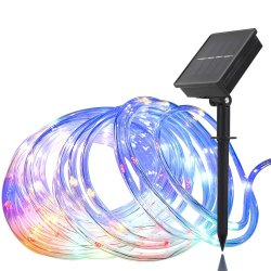 Wąż świetlny zewnętrzny solarny 20m + Czujnik