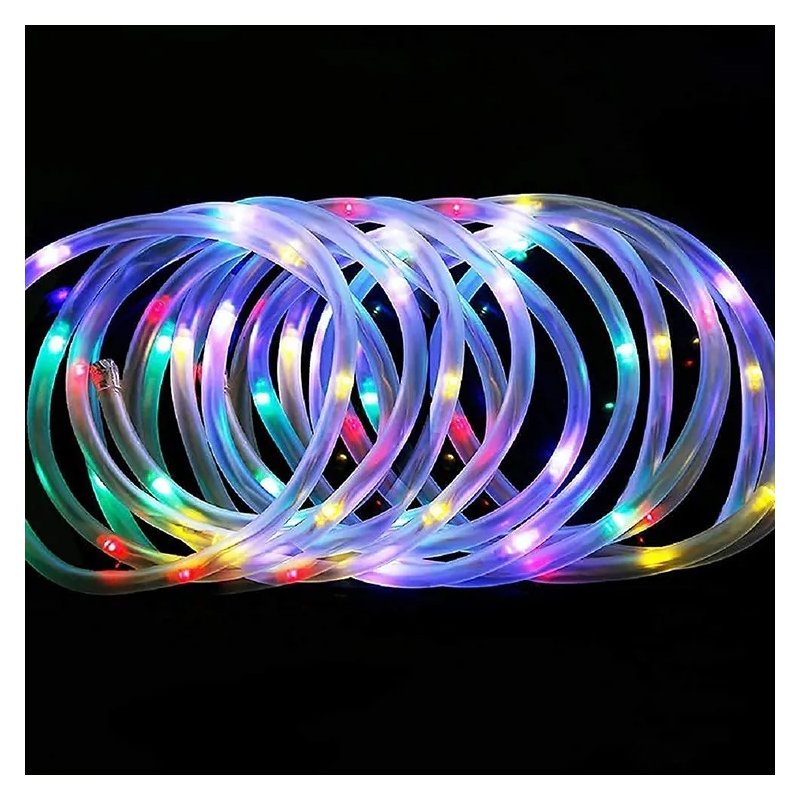 Wąż świetlny zewnętrzny solarny 20m + Czujnik