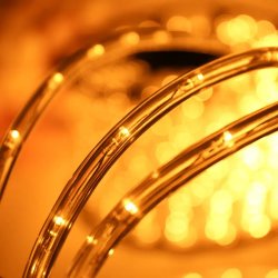 Wąż świetlny zewnętrzny solarny 30m + Czujnik