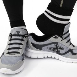 Sznurówki silikonowe kpl. 16 sztuk czarne