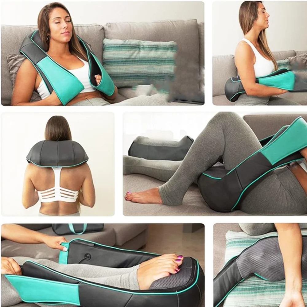 Masażer naramienny Shiatsu 3D podgrzewany 12V/230V Masażer naramienny Shiatsu 3D podgrzewany 12V/230V