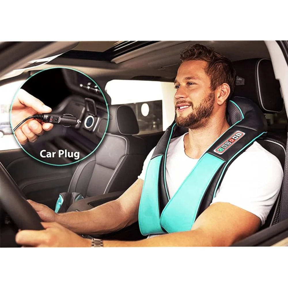 Masażer naramienny Shiatsu 3D podgrzewany 12V/230V Masażer naramienny Shiatsu 3D podgrzewany 12V/230V