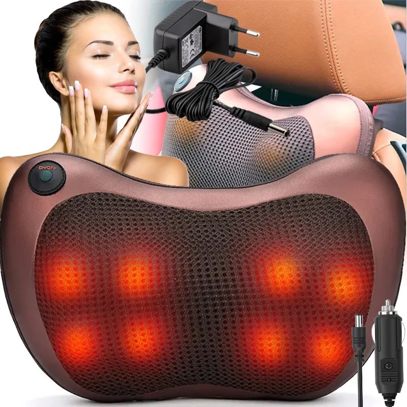 Poduszka masująca Shiatsu z funkcją podgrzewania Odcienie Brązu