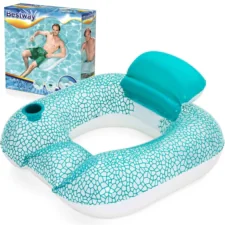 Fotel do pływania dmuchany + Cupholder BESTWAY
