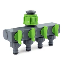 Rozdzielacz ogrodowy do wody 4-drożny + Redukcja